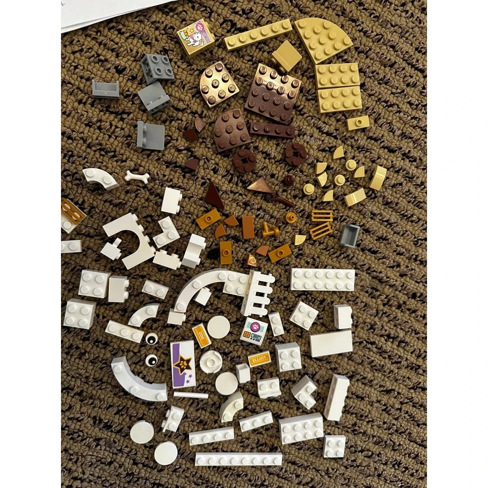 LEGO FRIENDS: Doggy Day‎ Care (41691) 100% Complete Set Poodle Emma Roxy